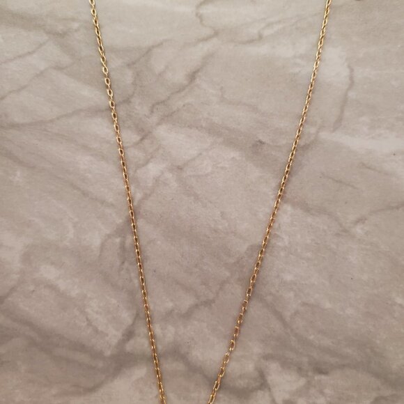 💖 Stella and Dot Clear Stone Aria Minimalist Pendant Necklace 💖 - Picture 5 of 8